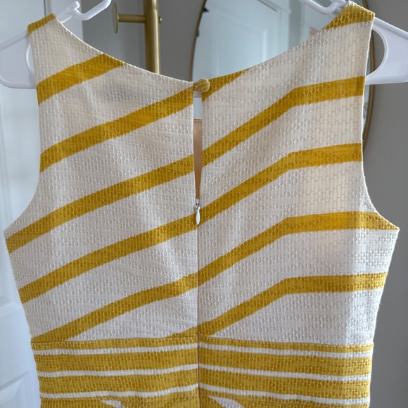 The Limited - Timeless Yellow and White Dress - Picture 3 of 5